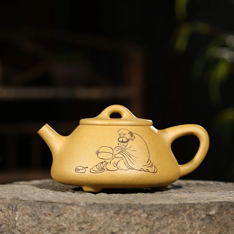 Чайник rhyme sea clay от производителя оптовая продажа подлинный пористый Золотой