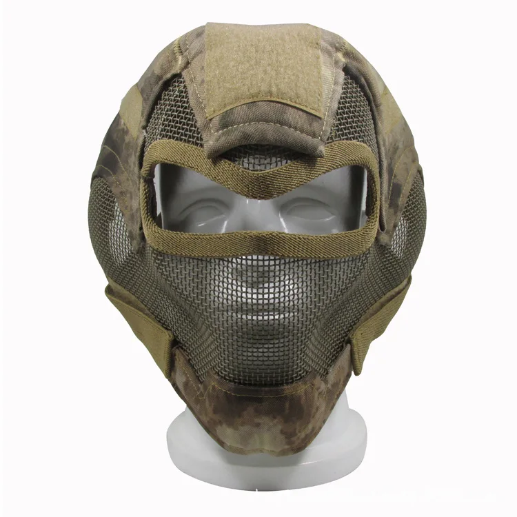 

Military Paintball V7 Steel Net Mesh Fencing Cosplay Mask Full Cover Face Protective Tactical Mask