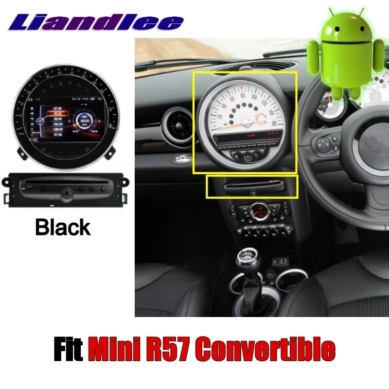 Liandlee Car Multimedia Player NAVI For Mini Convertible R57 2009~2017 Original Car Style DVD Car Radio Stereo GPS Navigation 01