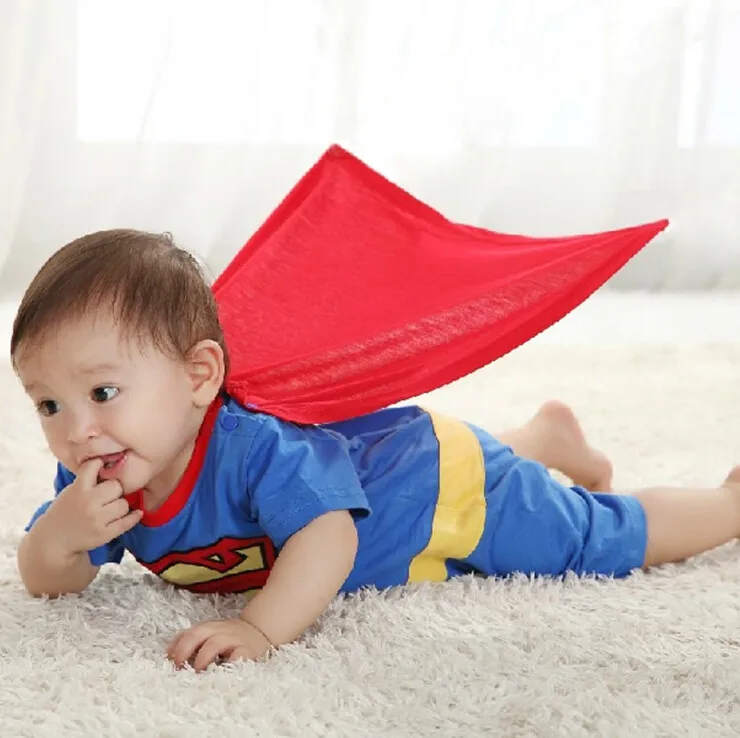 Новинка г.; Лидер продаж; Детский Комплект «Супермен»; нарядный костюм «Бэтмен»; хлопковый комбинезон для новорожденных; комбинезон