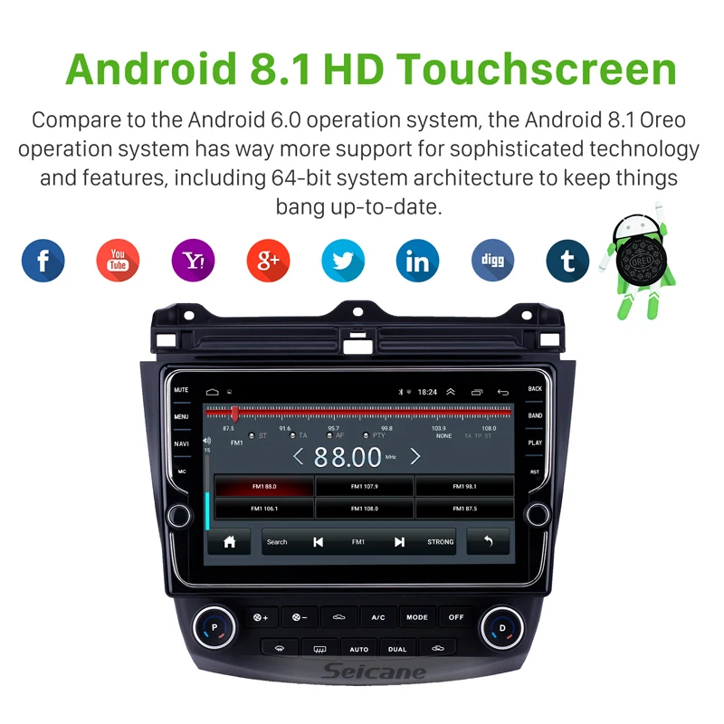 Discount Seicane 10.1 inch Android 8.1 RAM 2GB ROM 32GB 2din car Radio Player GPS Navigation For 2003 2004 2005 2006 2007 Honda Accord 7 2 Discount Seicane 10.1 inch Android 8.1 RAM 2GB ROM 32GB 2din car Radio Player GPS Navigation For 2003 2004 2005 2006 2007 Honda Accord 7 2