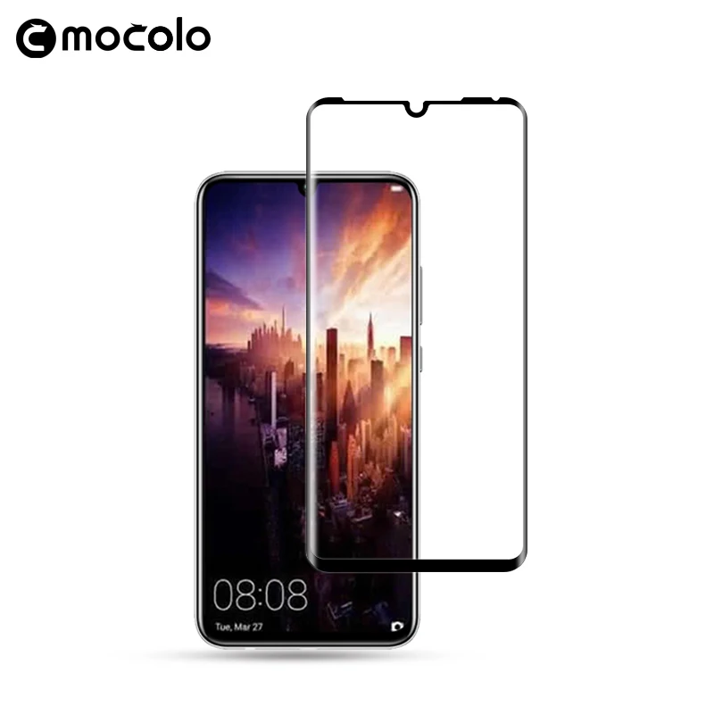 

for Huawei P30 Screen Protector Mocolo P30 Lite Full Glued Adhesive 3D Tempered Glass film for Huawei P30 Pro Screen Protector