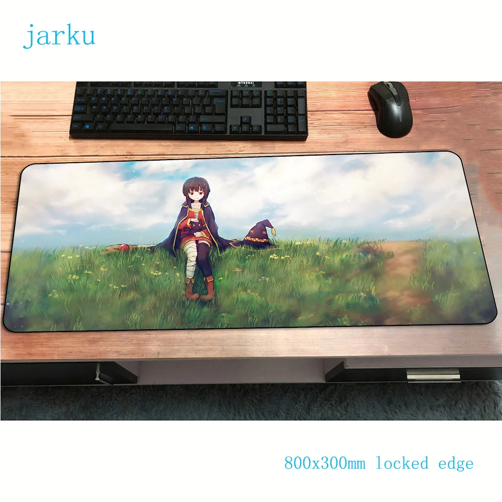 Коврик для мыши megumin 800x300x3 мм профессиональный игровой коврик большой с