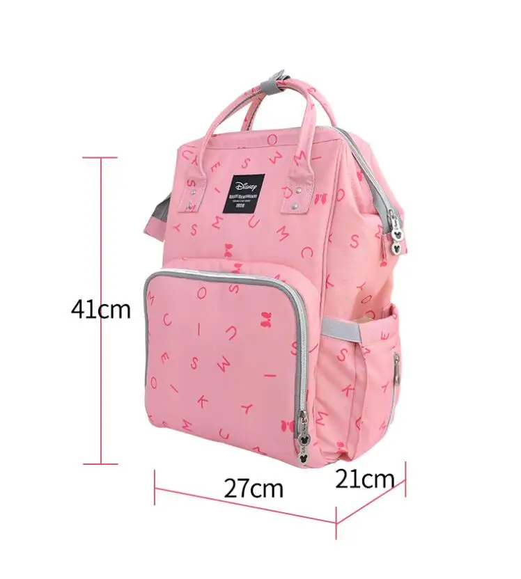 Disney водонепроницаемая сумка для подгузников на открытом воздухе для малышей, для мамы, рюкзак для малышей, сумка для путешествий с Микки, большая емкость