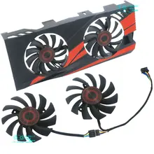 Для ASUS GTX1060-03G GTX960 видеокарта вентилятор охлаждения T128010BH T128010SH FD7010H12D FD7010H12S