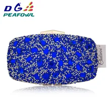 Цветной женский кошелек с кристаллами и бриллиантами, набивная Сумочка для свадебного платья, вечерние посылка, женский клатч