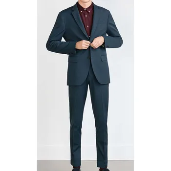 

Custom Made Navy Blue Wedding Suits For Men Bespoke Navy Mens Suit Wedding Groom Tailor Made Navy Blue Men Suits With Pants