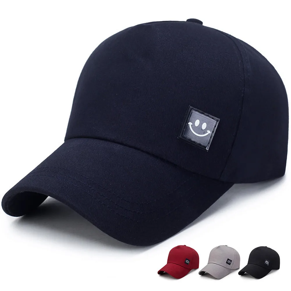 

Fashion Baseball Cap Unisex Smile Baseball Cap Snapback Hat Hip-Hop Adjustable Caps