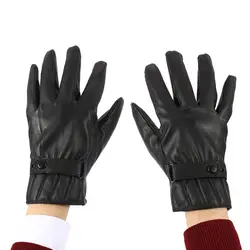 Кожа отсутствие мотоциклетные Утепленная одежда Сенсорный экран перчатки теплые перчатки практические нескользящие спортивные перчатки