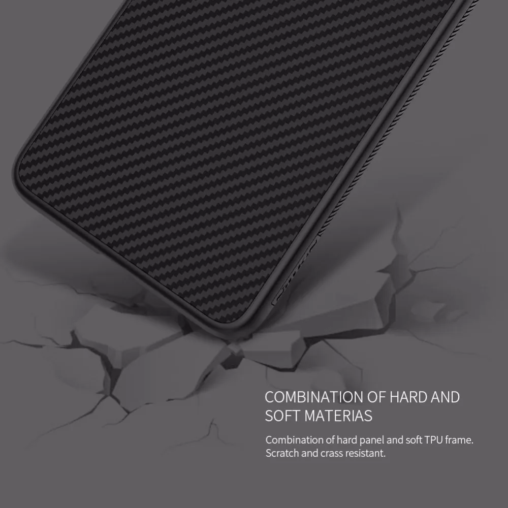 Чехол Nillkin из синтетического волокна для huawei mate 20, чехол из углеродного волокна PP Shield, чехол-накладка для huawei mate 20