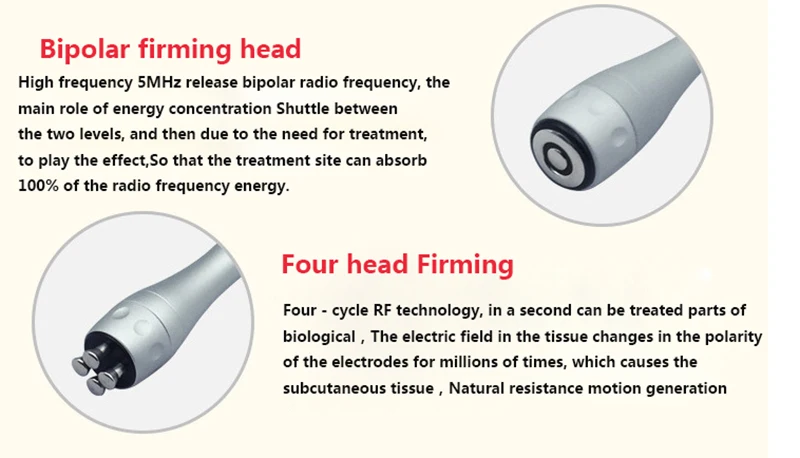 Биполярное Радиочастотное устройство для омоложения кожи многополярное RF Устройство для подтяжки кожи и удаления морщин антивозрастной аппарат для красоты лица