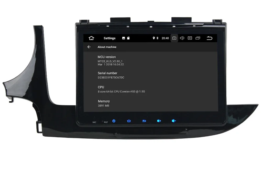 Excellent KLYDE 9" IPS 4G Android 8.0 7.1 Octa Core 4GB RAM 32GB ROM BT Car DVD Player Radio Stereo GPS Glonass For Opel Mokka 2016 2017 5