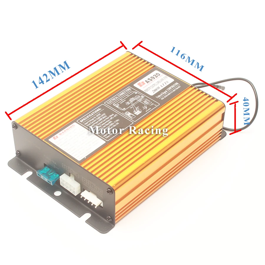 Универсальный Мульти-тон 12 звук полицейская сирена 12V 200W Предупреждение сигнализации Беспроводной дистанционного Управление поезд Грузовик Лодка автомобильный гудок Мегафоны