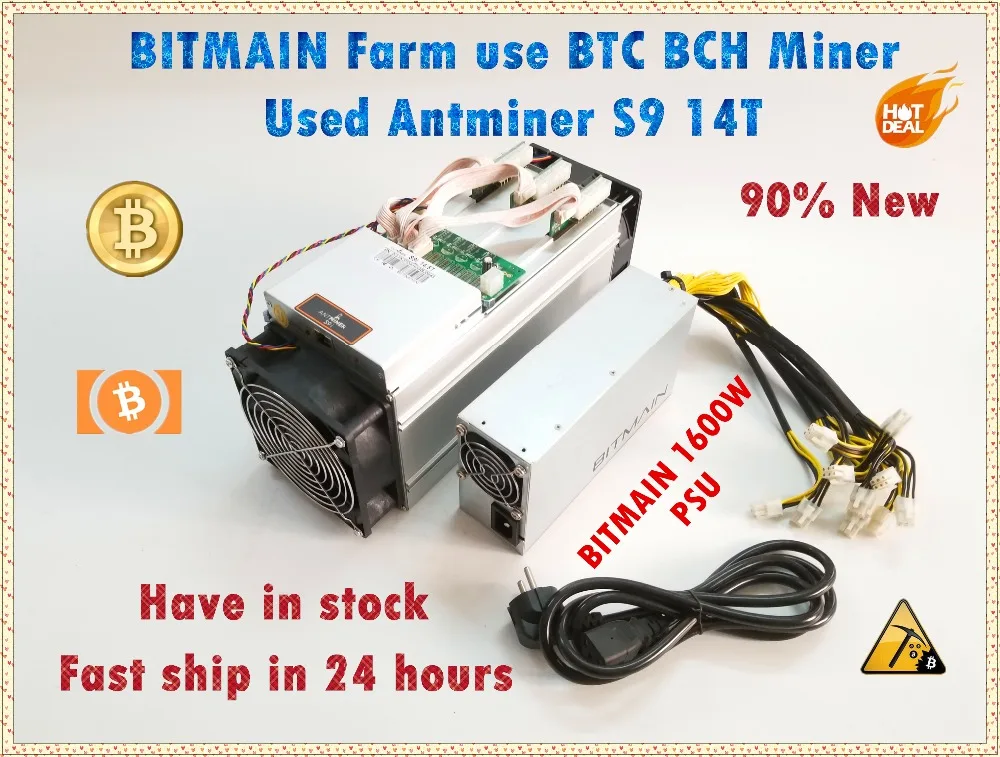 Используется AntMiner S9 14T с Bitmain APW3 + + 1600 Вт PSU Asic BTC BCH Шахтер лучше, чем Antminer S9 S11 S15 T15 T9 WhatsMiner M3 M3X Используется AntMiner S9 14T с Bitmain APW3 + + 1600 Вт PSU Asic BTC BCH Шахтер лучше, чем Antminer S9 S11 S15 T15 T9 WhatsMiner M3 M3X