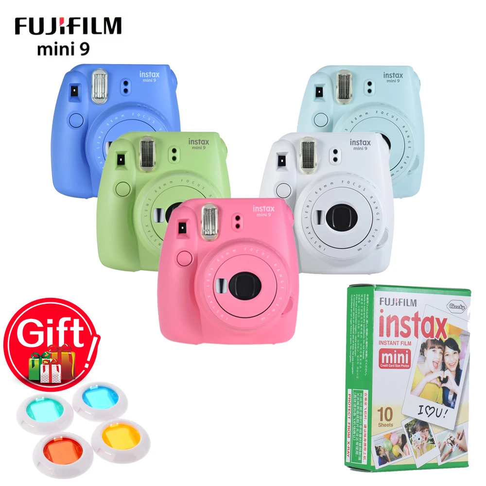 Fujifilm Instax Mini 9 Camera Kit Set Film Camera Photo Instant Camera
