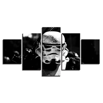

Artryst Canvas Paintings For Living Room HD Prints Posters 5 Pieces Star Wars Stormtrooper Movie Pictures Wall Art Home Decor