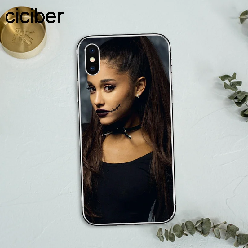 ciciber Ariana Grande AG Rainbow Sweetener Soft Silicon Phone Cases Cover For iPhone Case 7 6 8 6s 5S Plus X Fundas Capa