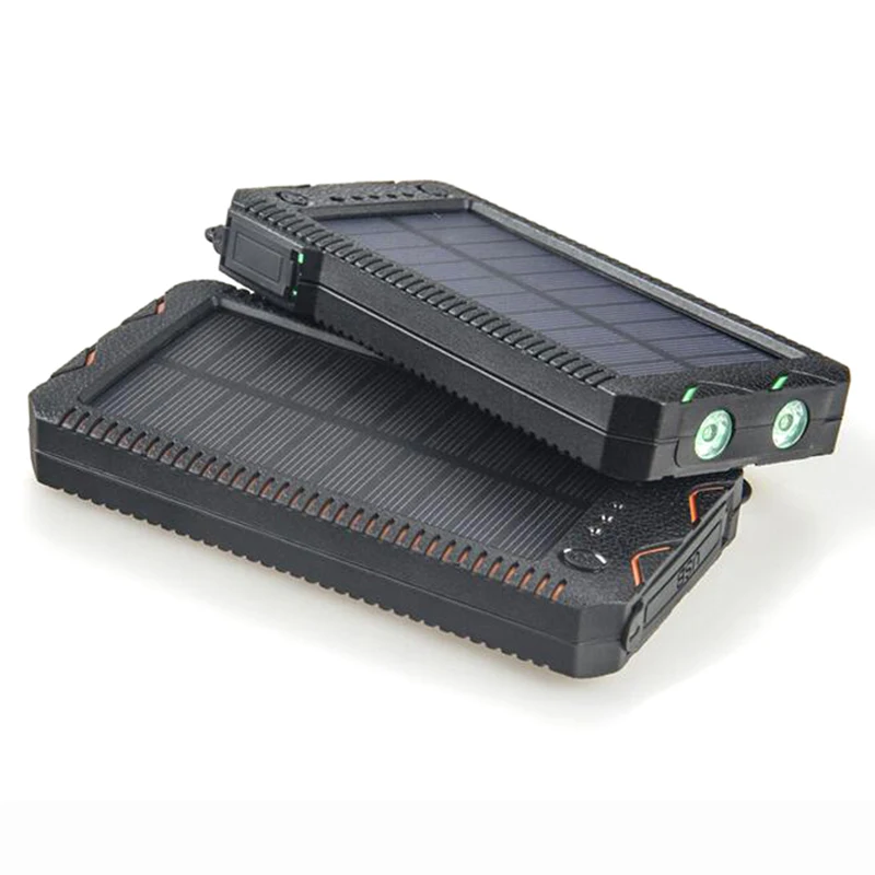 High Capaity 15000mAh Solar Power Bank External Dual USB Powerbank Bateria External Charger Waterproof Rechargeable Mobile Power High Capaity 15000mAh Solar Power Bank External Dual USB Powerbank Bateria External Charger Waterproof Rechargeable Mobile Power