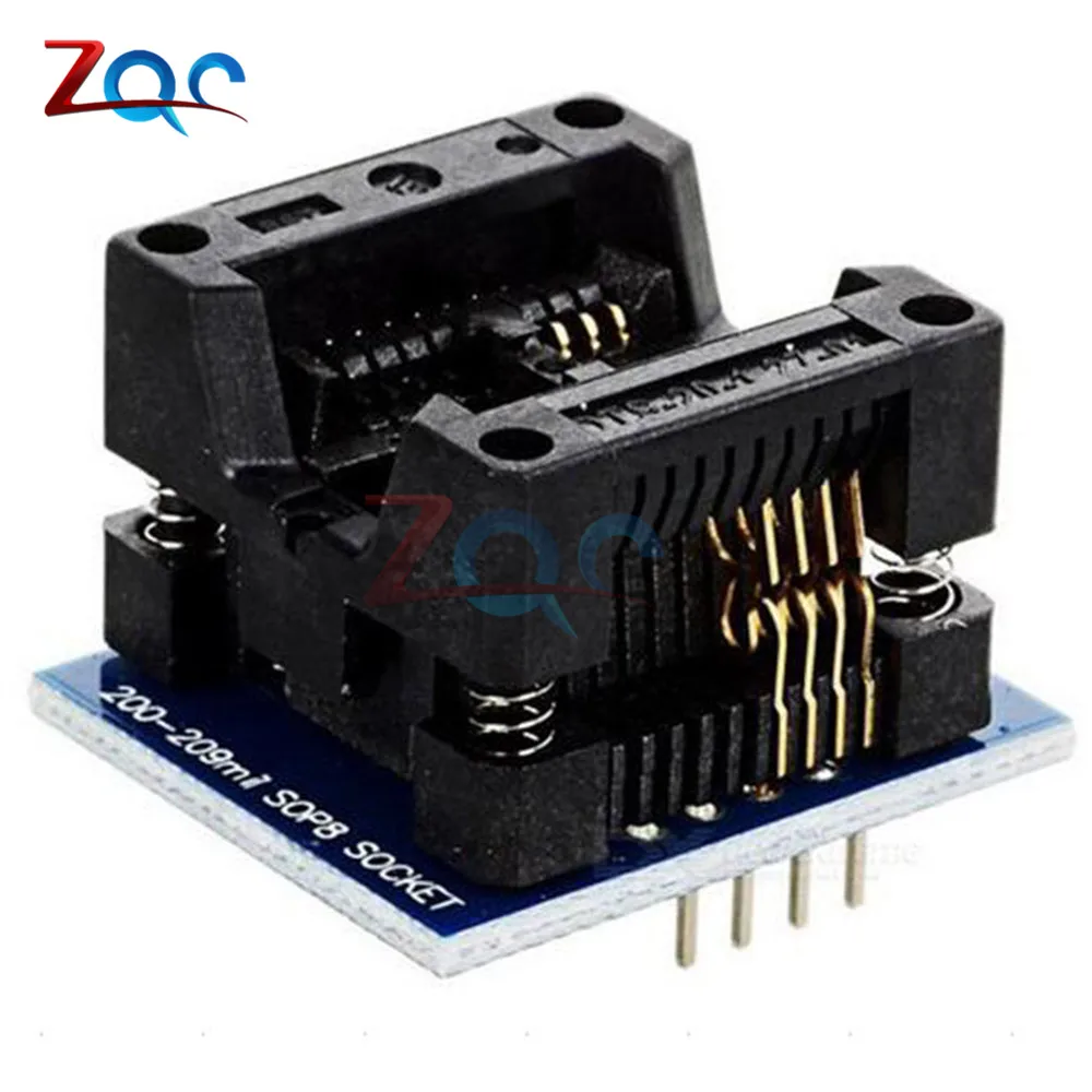 

SOIC8 SOP8 to DIP8 EZ Programmer Adapter Socket Converter Module 200mil-209mil