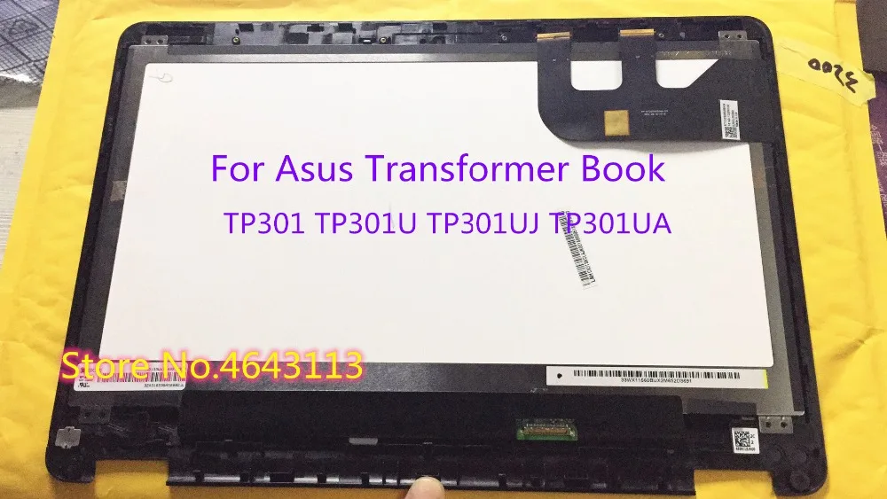 Для Asus Transformer Book TP301 TP301U TP301UJ TP301UA 13," Полный ЖК-экран сенсорный дигитайзер дисплей в сборе+ рамка