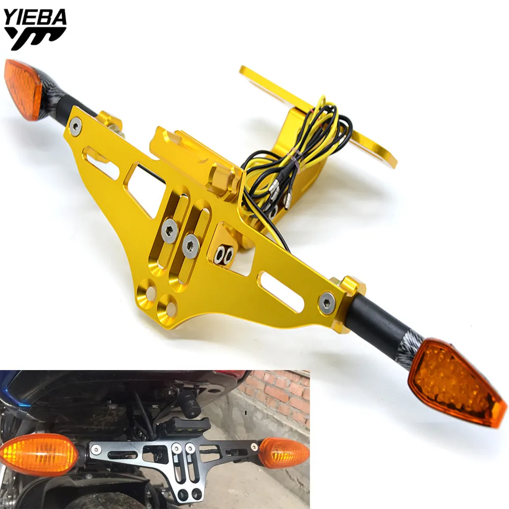 

Motorcycle License Plate Bracket Licence Plate Holder Light FOR BUELL 1125CR 1125R XB12R DUCATI Scrambler 821MONSTER/DaRk/StRipe