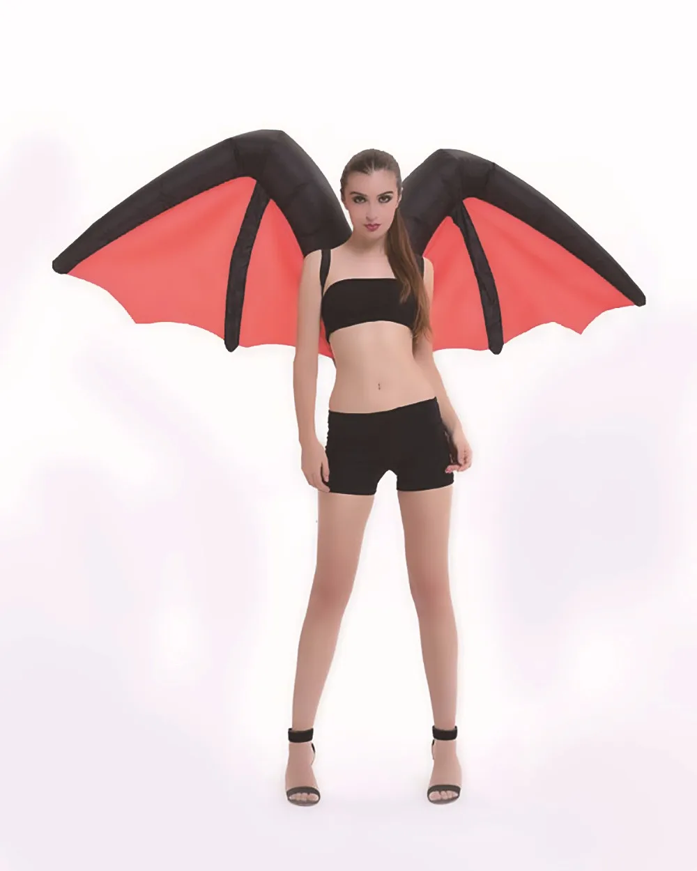 Новый оригинальный Вампир Темный Сталкер Morrigan Aensland надувные крылья и головная