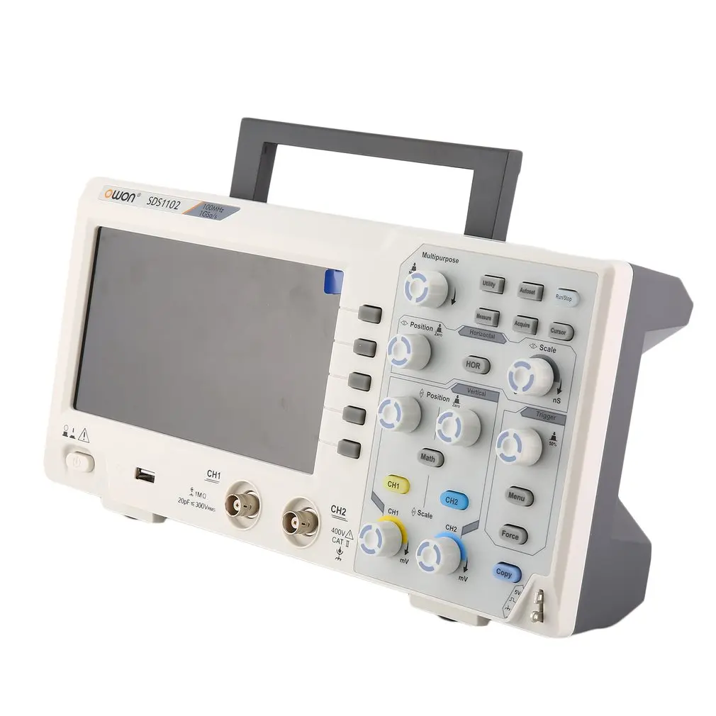 

Oscilloscope Scopemeter Scope Meter 100MHz 1GSa/s SDS1102 Double channel LCD Super-economical Type Digital Storage