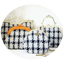 Ласточка девчачья сумка модная металлическая Золотая сумка Хаундстут кошелек женская белая черная сумочка металлический клатч деревянный Рождественский подарок Xmas подарок