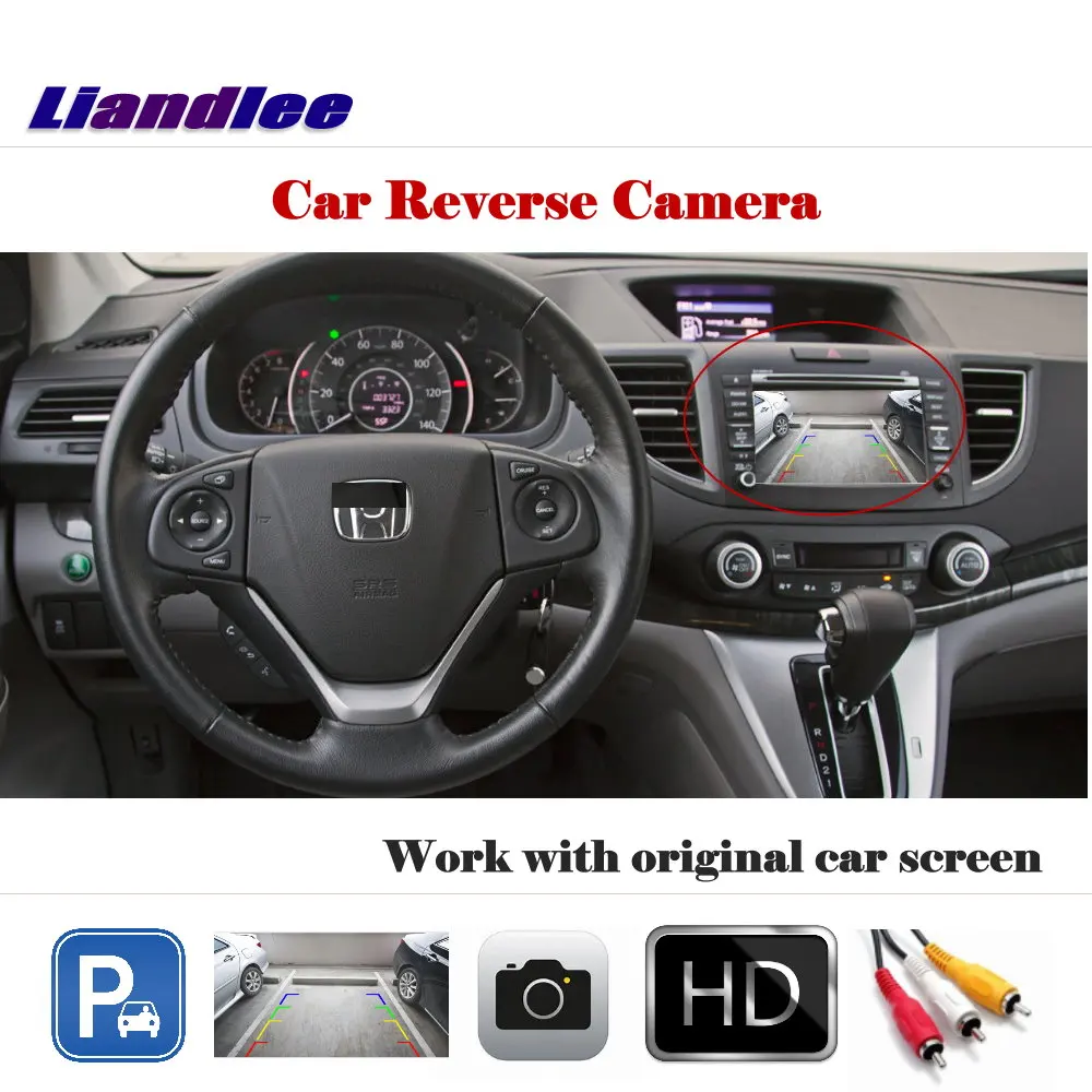 Liandlee Автомобильная камера заднего вида для Honda CR-V CRV 2013 дисплей/заднего вида резервная камера