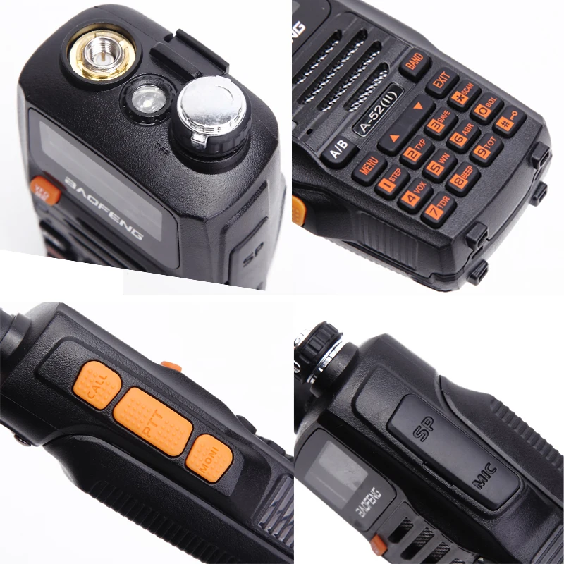 Baofeng A-52 II 8 Вт мощный охотничий игра иди и болтай Walkie Talkie CB двухстороннее радио 10 км дальний трансивер Портативный радио A52 UV-5R