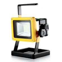 Высокая Quality30W Перезаряжаемые Портативный лампы Светодиодный прожектор светильник рабочий Светильник Красочные+ белый светильник US/EU/UK Штепсель для садовых работ