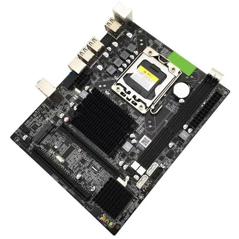 X58 Pc Computer Desktop Motherboard Lga1366 Cpu Interface Ddr3 Msata V1.6 Mainboard Systemboard For Intel Xeon Core I7 A55 A58 | Компьютеры