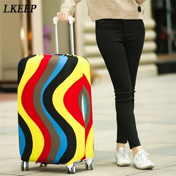 

Fashion Travel Suitcase Protective Cover For 20/24/28inch Trolley Luggage Accessories Case Cover Dust Cover Travel Accessories