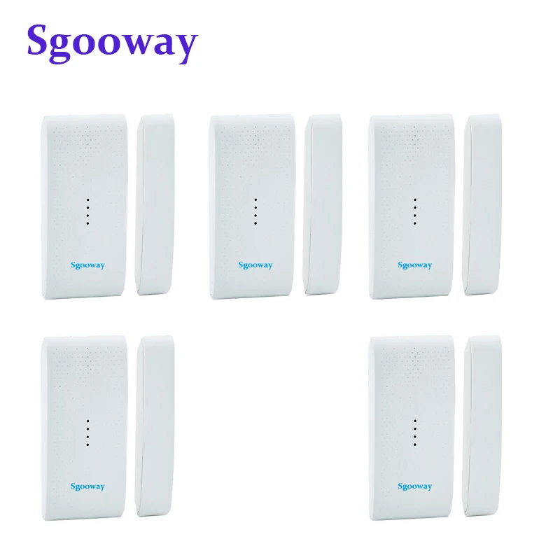 Sgooway alarm Door detector sensor Wireless door window sensor window detector 433MHZ for alarm system home alarm key pad Alarms & Sensors