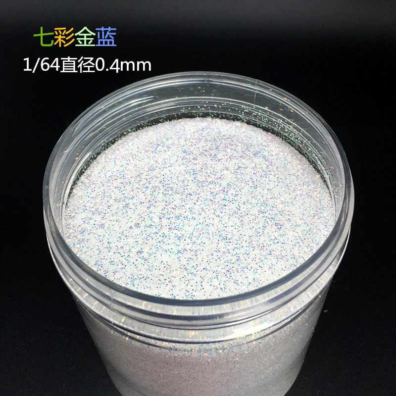 3Colors AB White Holographic 10ml/Box Nail Glitters Powder Sheets Tips 3Size( 0.2mm&0.4mm&1mm) Nail Powder Nail Decoration