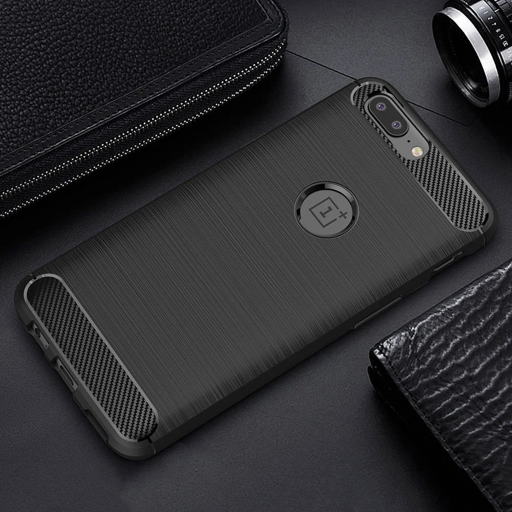cheap L FADNUT Carbon Fiber Texture Phone Case For OnePlus 6 3 3T 5 5T High Protective Business Cover Vintage Ultra Thin Slim Capa