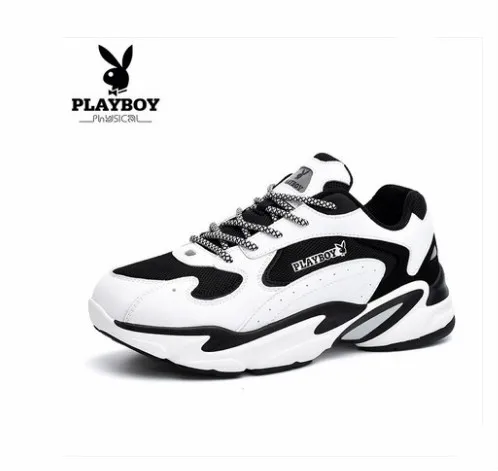 

Playboy male shoes 2018 autumn new Korean version of men and women tide shoes youth students couple sports shoes