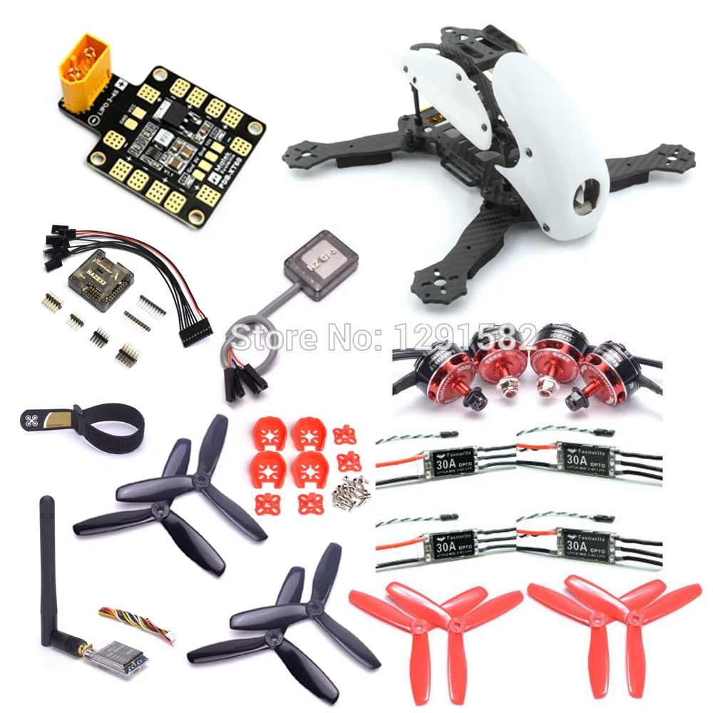 

Robocat 270 270mm carbon fiber frame Naze32 Rev6 6DOF GT2205 2205 2300KV 3-4S Brushless Motor Original Littlebee 30A ESC TS5823