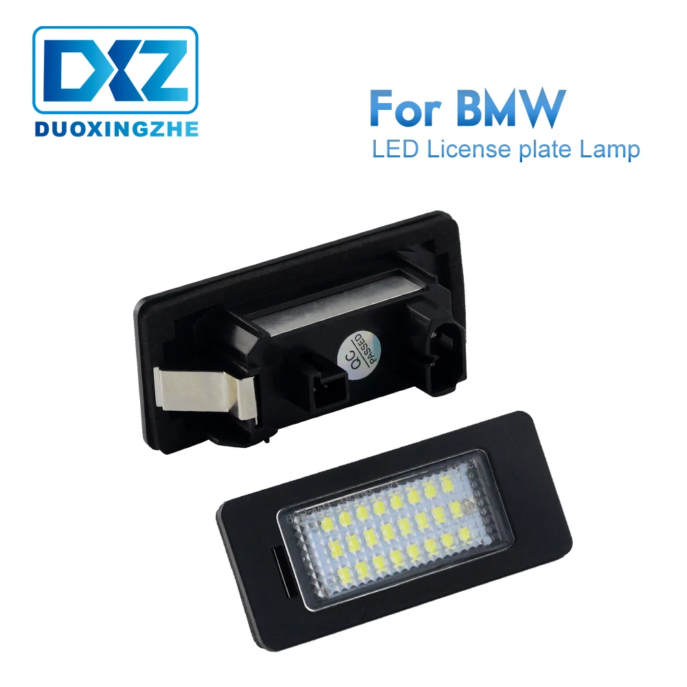 DXZ 2X светодиодные лампы для номерного знака 24 SMD белый подходит BMW E82 E90 E92 E93 M3 E39 E60 E70