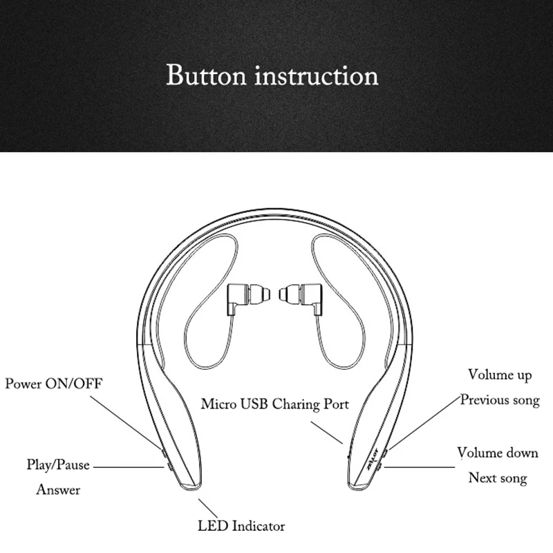 H7 Беспроводная стереогарнитура Металлические Магнитные музыкальные наушники спортивные Bluetooth наушники для бега Handsfree наушники с микрофоном