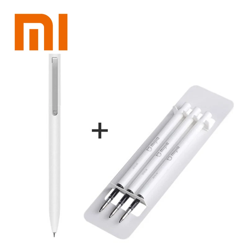 Original Xiaomi Mijia Sign Pens 9.5mm Signing Pens PREMEC Smooth Switzerland Japan Black Ink Refill Durable Signing Mi Pens religious signing