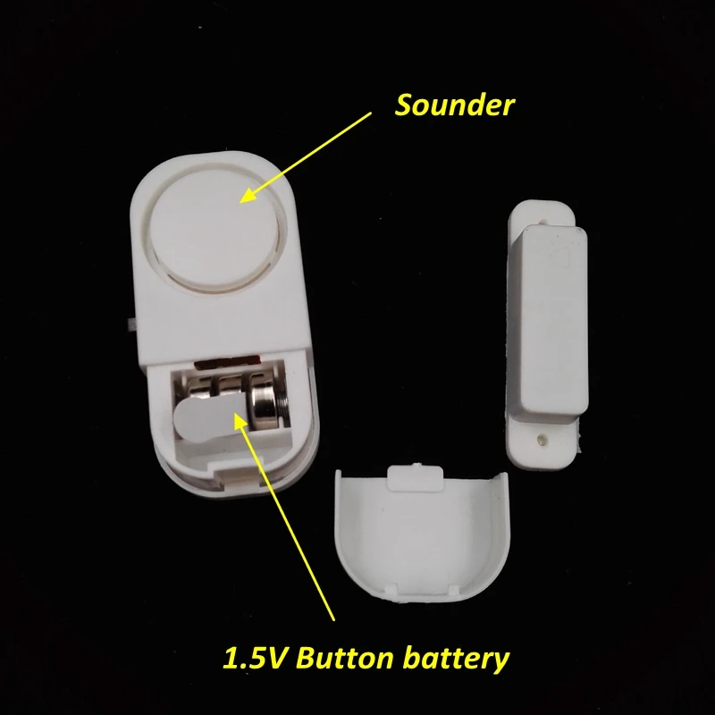 Мини батарея независимая деревянная дверь датчик окна сигнализация магнитный контакт Главная сигнализация датчик обнаружения
