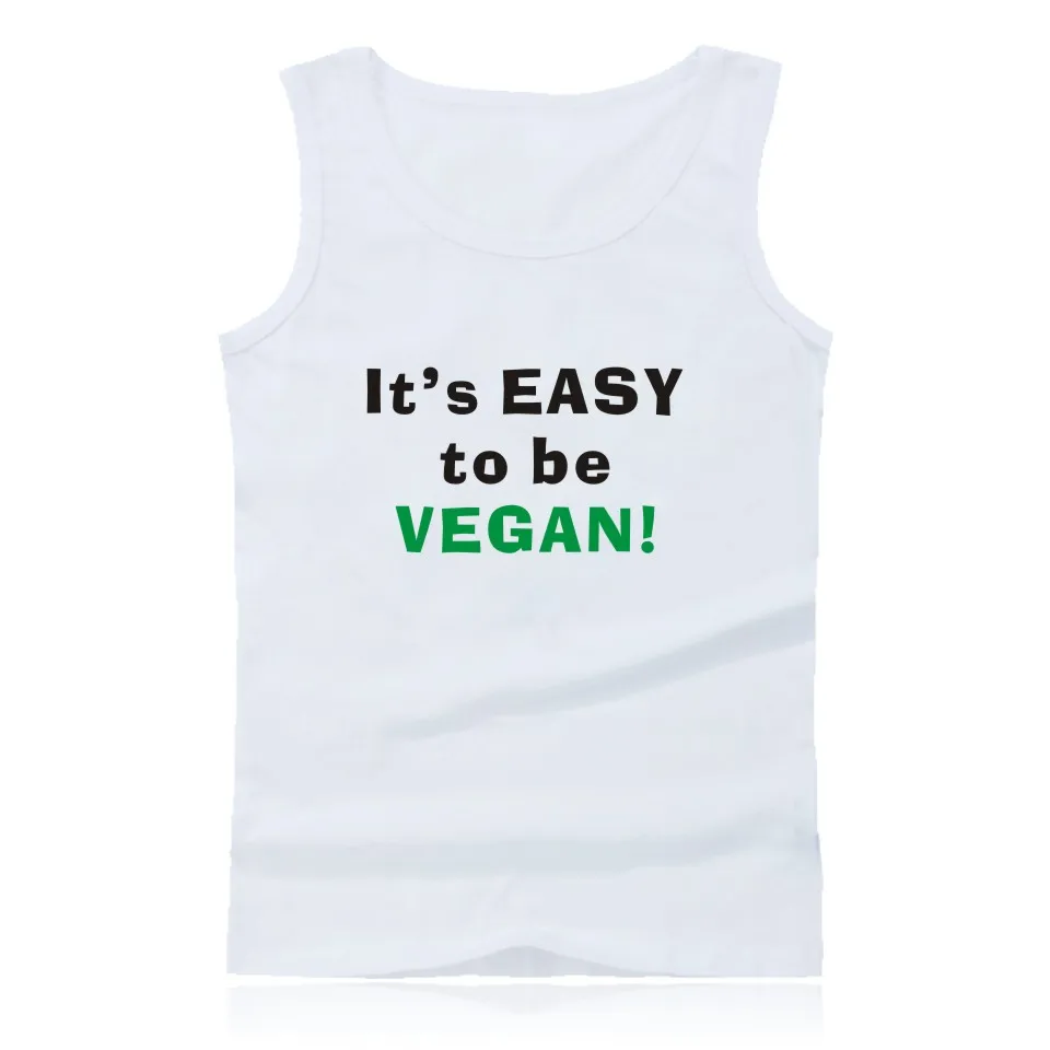 Новая мода бренд продвижение To Be Vegan Майки Топы питание от растений мужская повседневная одежда хип хоп одежда топы на бретелях 3xl