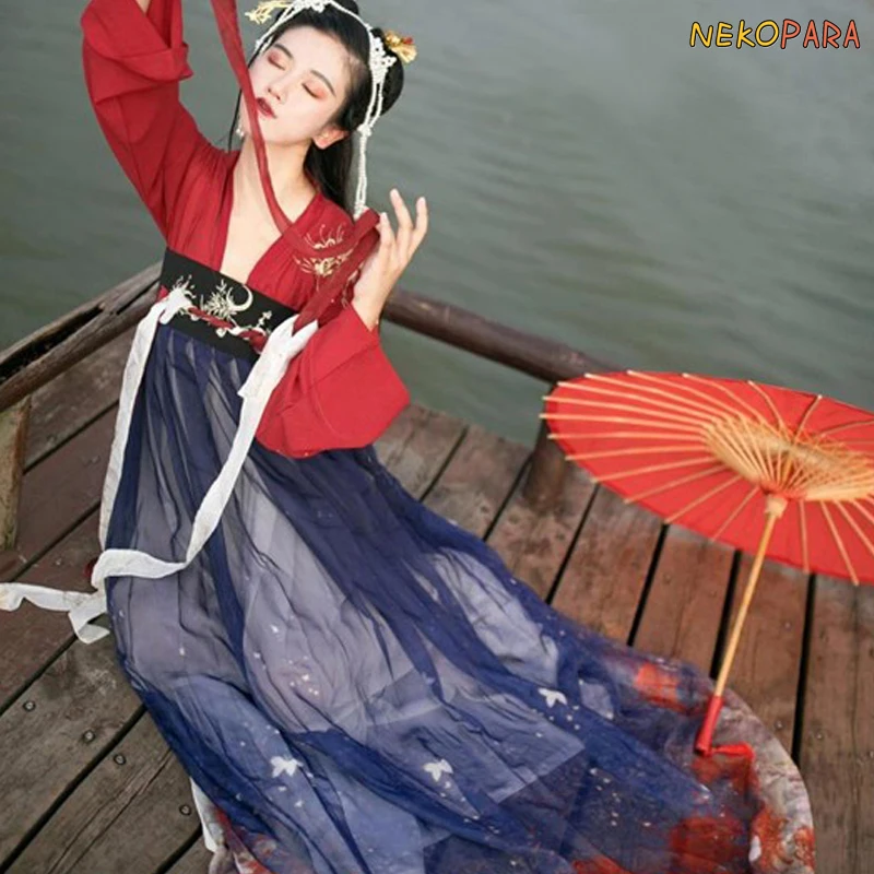 Heart Soul Красивая Женская Hanfu Ruqun династии Хань китайское национальное Стиль Винтаж