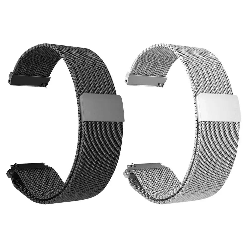 

Metal Milanese Loop Watch Bands Magnetic Adsorption Wristband Durable Strap For Xiaomi Huami Amazfit Verge 3