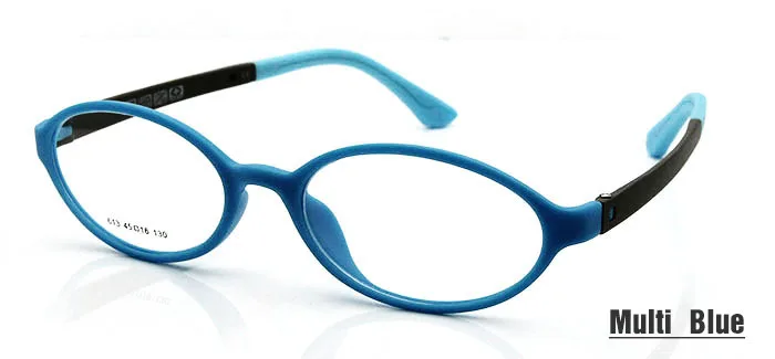 ESNBIE простой компьютер oculos дети Ultem памяти гибкие оправы для очков для детей овальные очки для чтения девочек мальчиков - Цвет оправы: Children Glasses bl