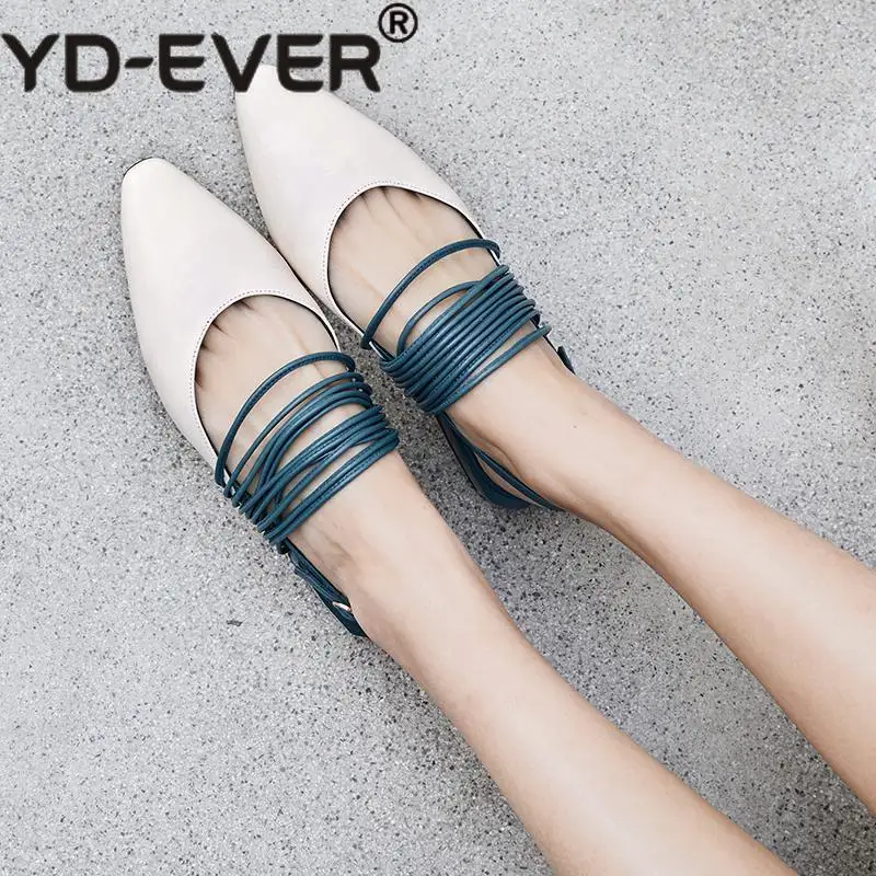 fashion cow leather mixed colors ankle strap square heel women sandals shallow preppy style summer shoes L03