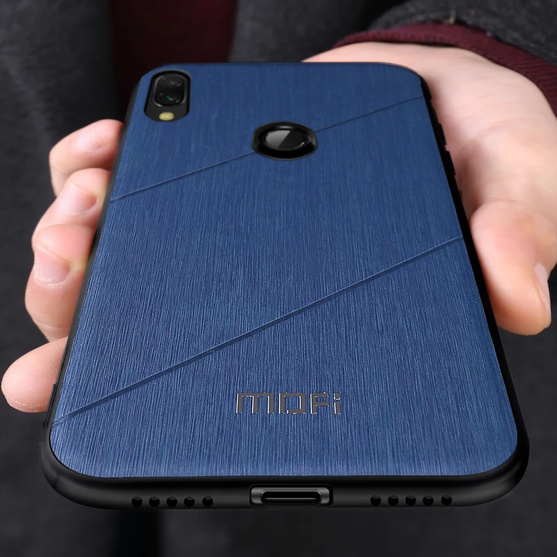 Для xiaomi redmi 7 чехол Защитный чехол для задней крышки Силиконовый противоударный черный чехол MOFi redmi 7 pro чехол s