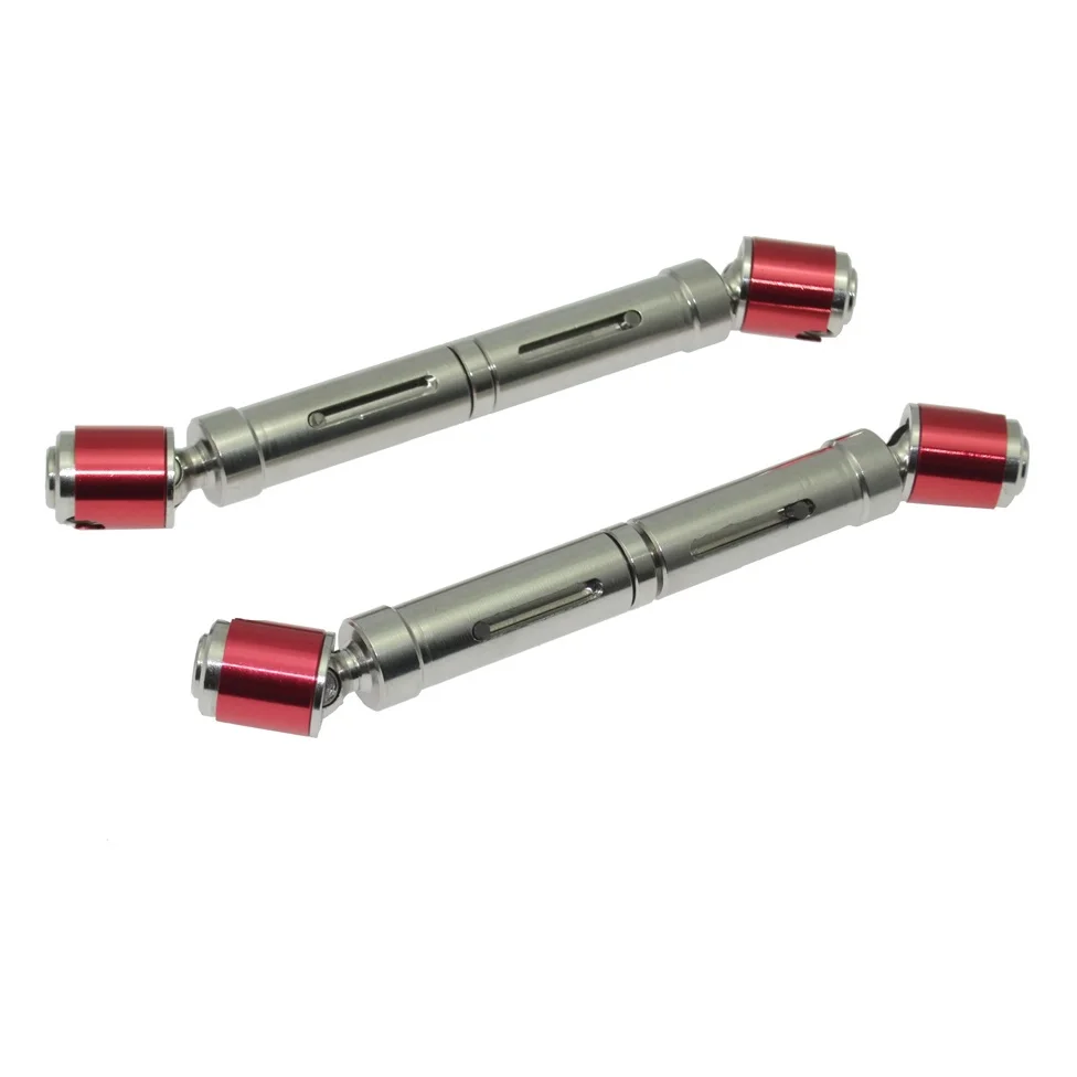2PCS RC Metal Universal Drive Shaft 106 135mm for Axial SCX10 D90 1/10 RC Crawler Cardrive