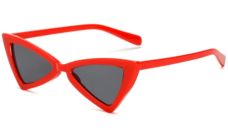 ZXWLYXGX Винтажные Солнцезащитные очки для женщин Кошачий глаз Роскошные брендовые дизайнерские солнцезащитные очки ретро маленькие красные женские солнцезащитные очки черные очки oculos - Цвет линз: C3